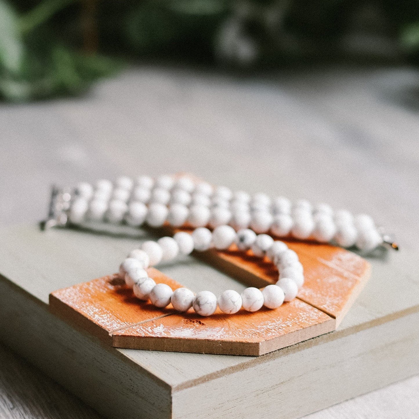 White Howlite Bracelet