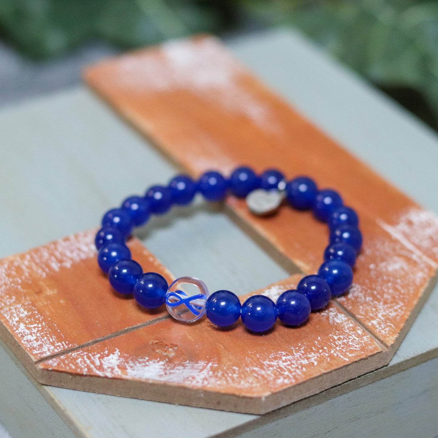 Blue Ribbon Bracelet