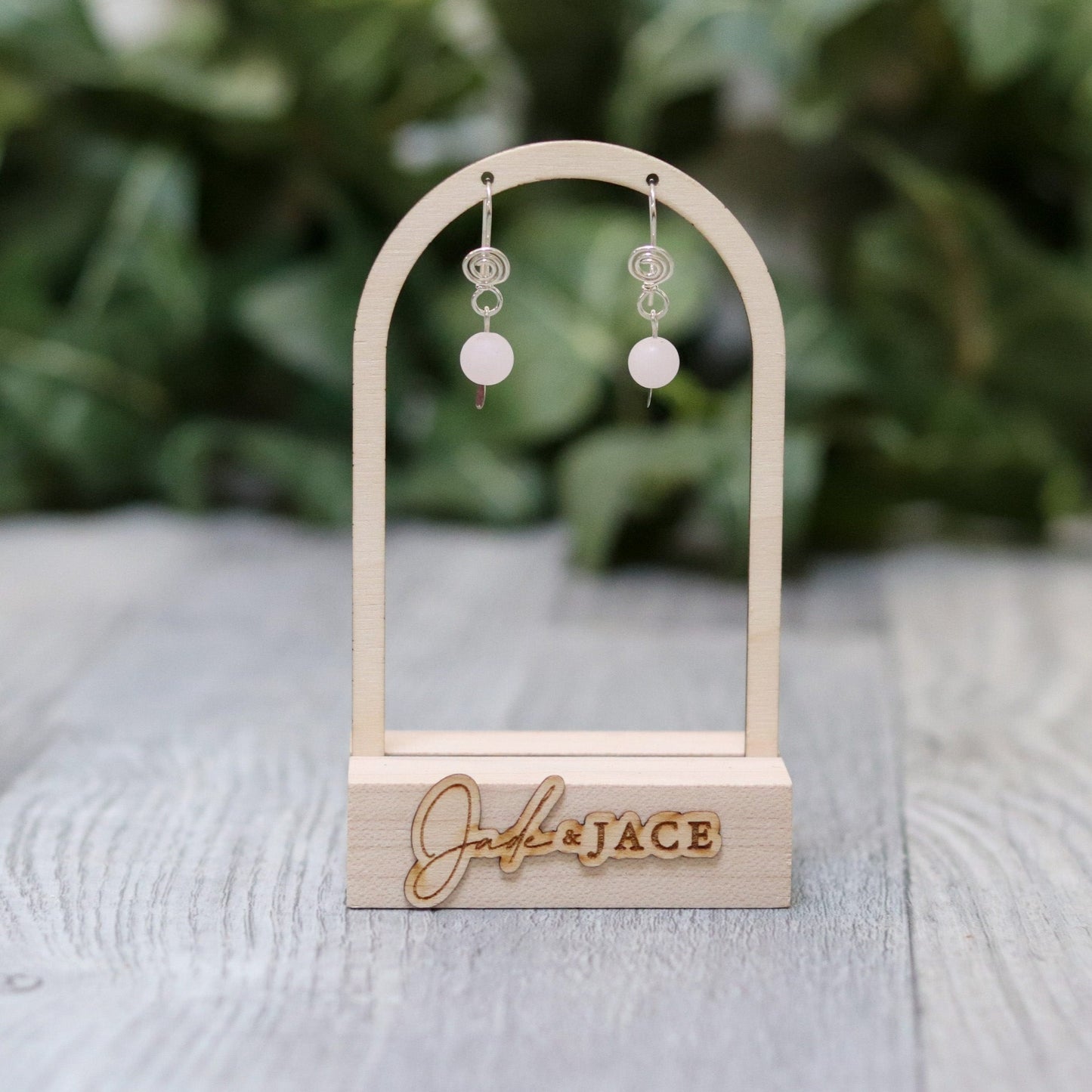 Rose Quartz Earrings