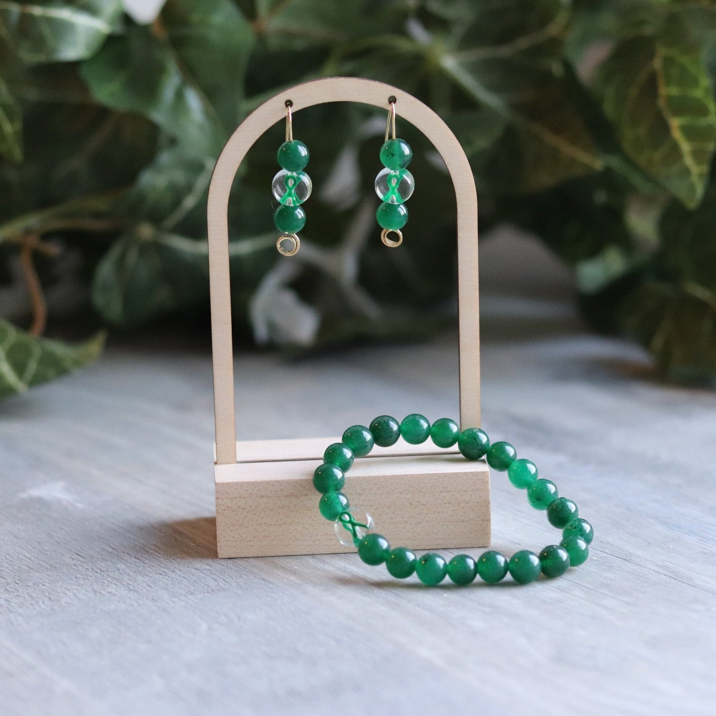 Green Ribbon Bracelet