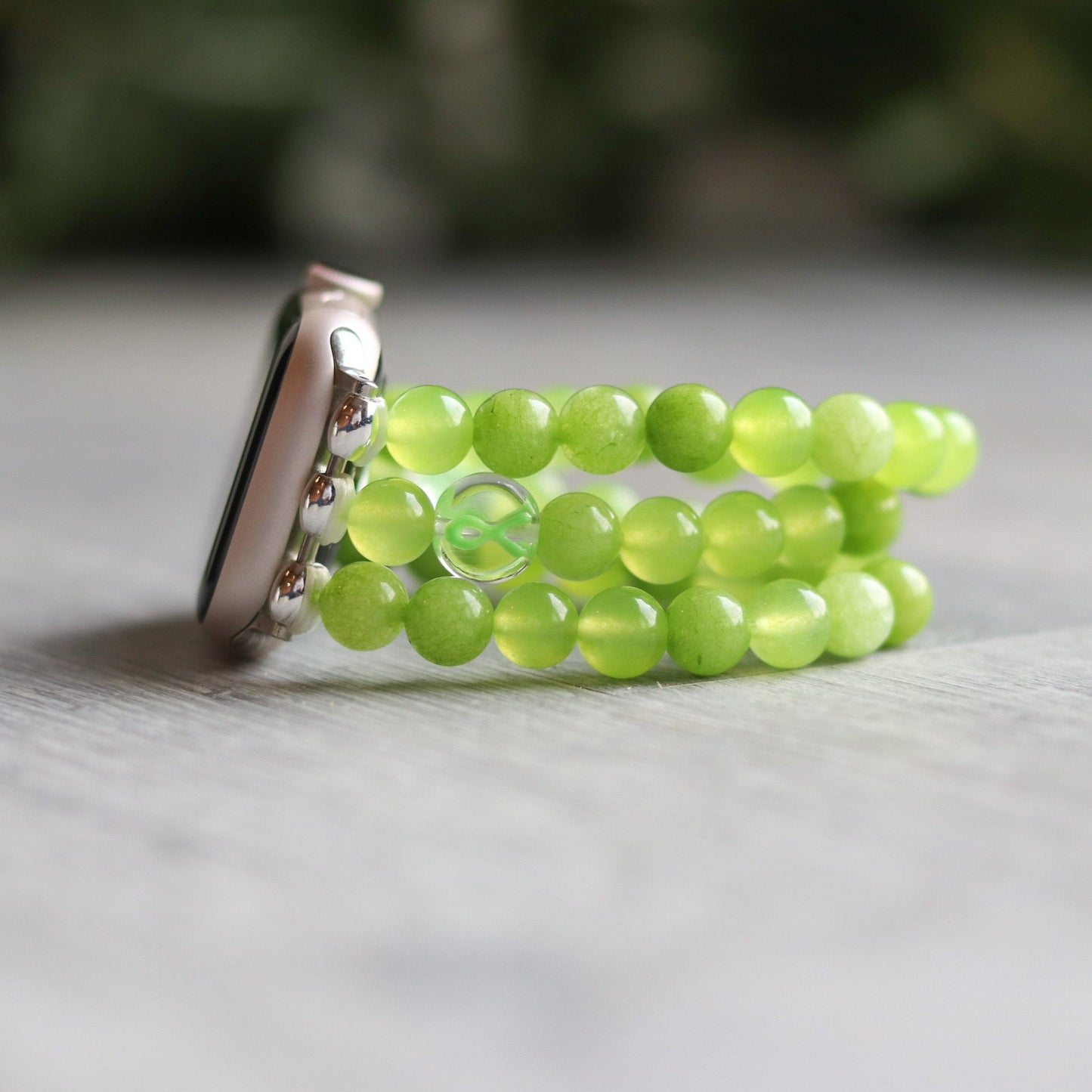 Lime Green Ribbon Watchband