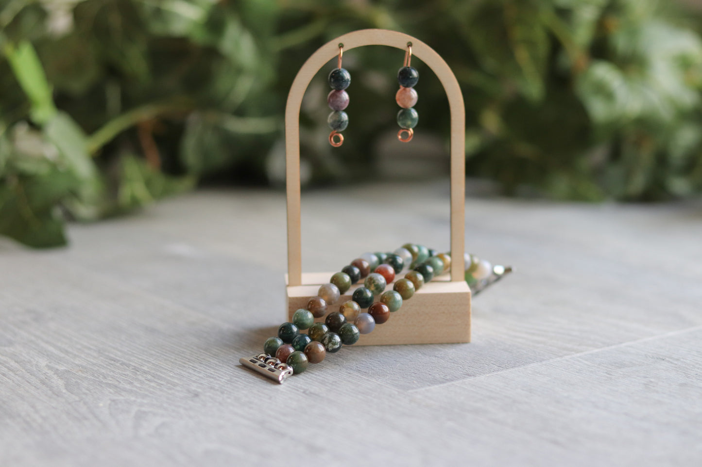 Indian Agate Earrings