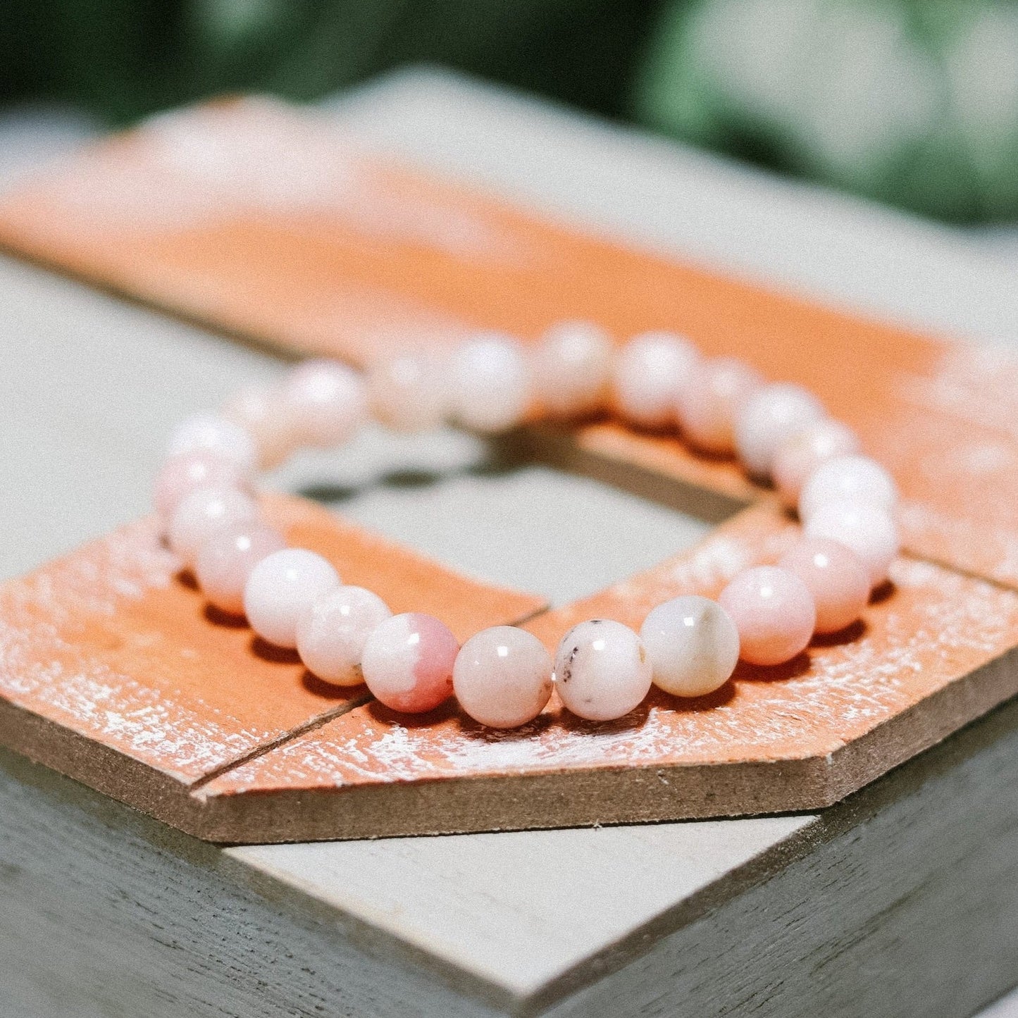 Peruvian Pink Opal Bracelet