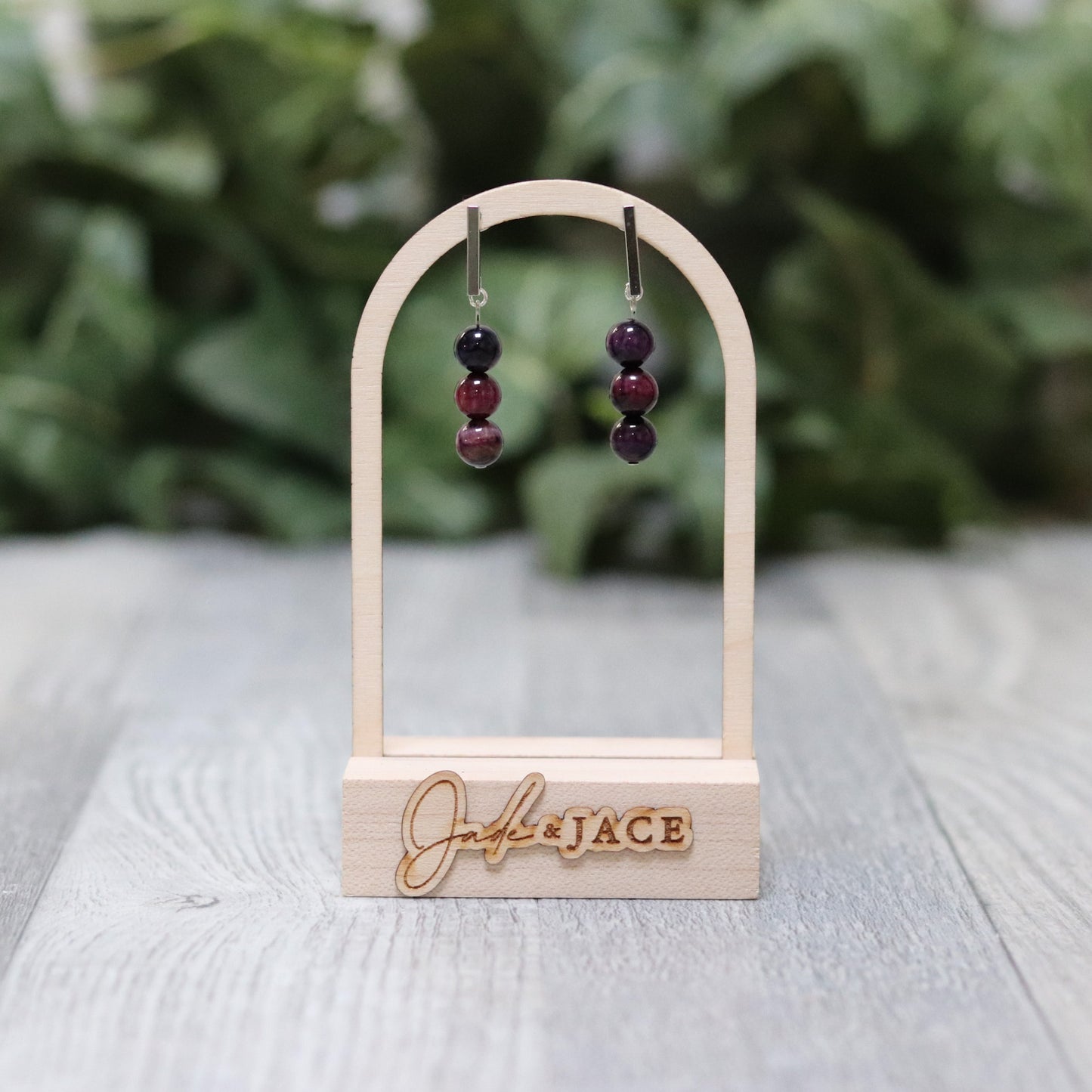 Galaxy Tiger Eye Earrings