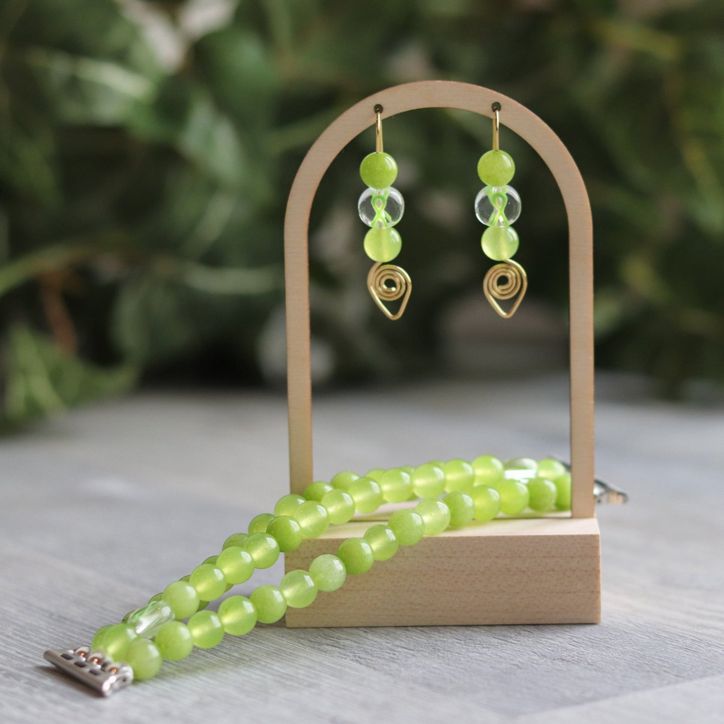 Lime Green Ribbon Watchband