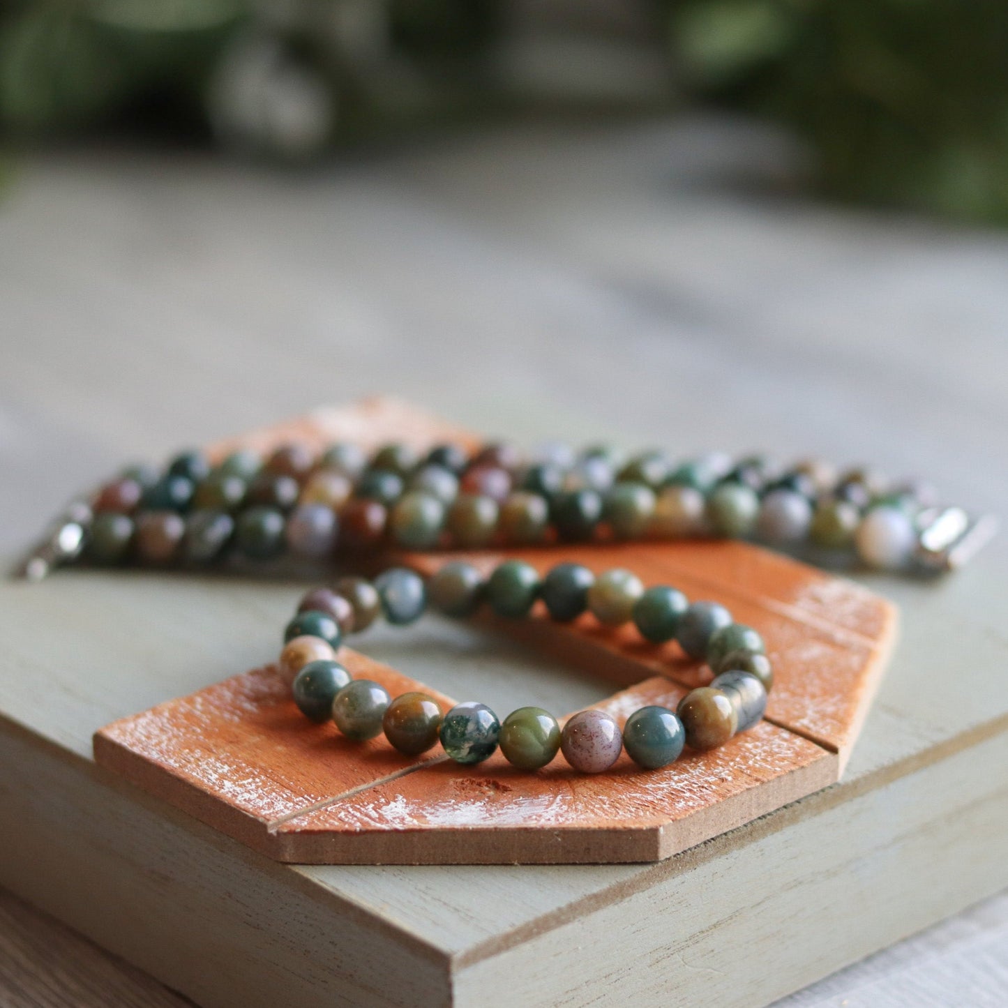 Indian Agate Bracelet