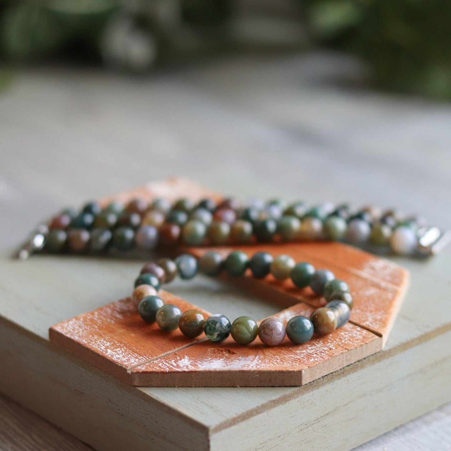 Indian Agate Watchband