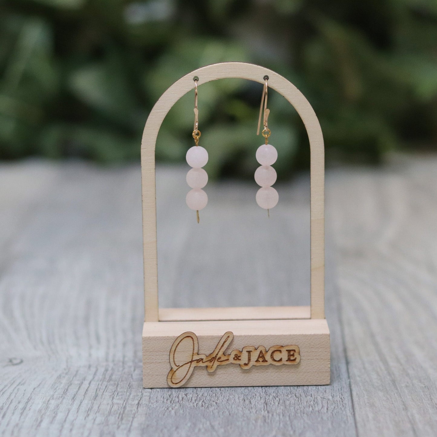 Rose Quartz Earrings