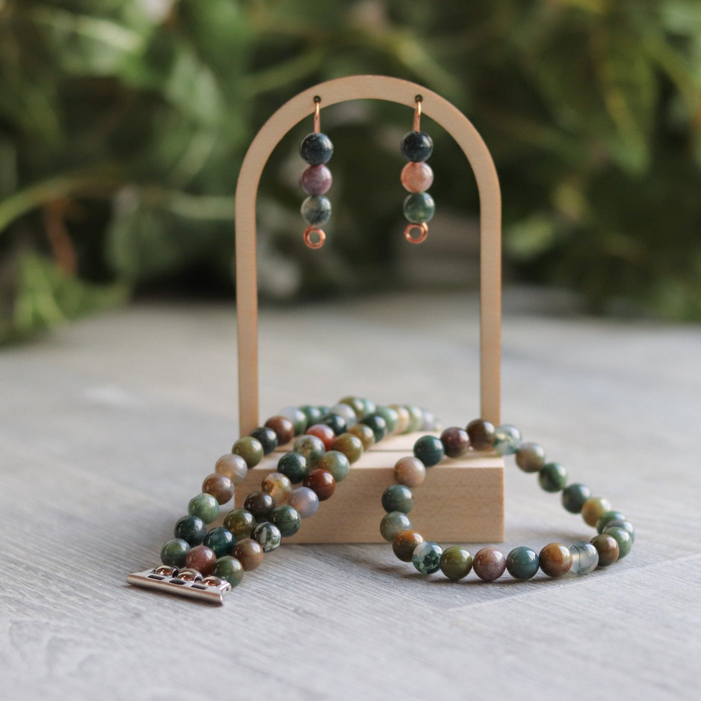Indian Agate Watchband