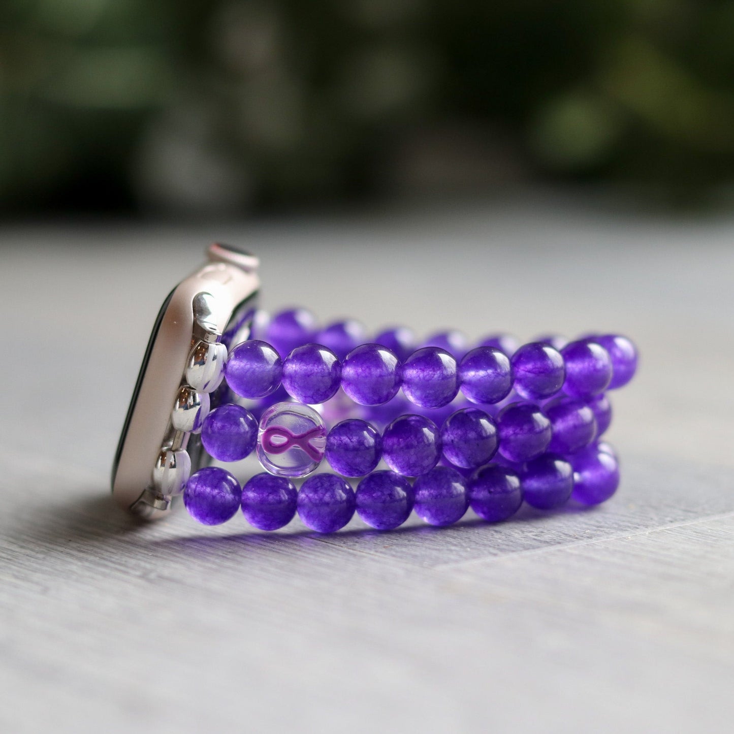 Purple Ribbon Watchband