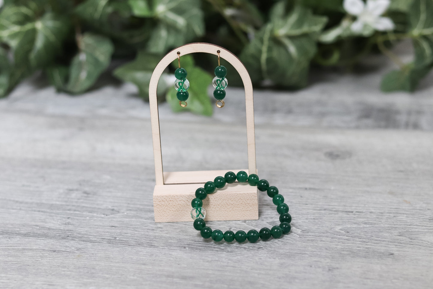 Green Ribbon Bracelet
