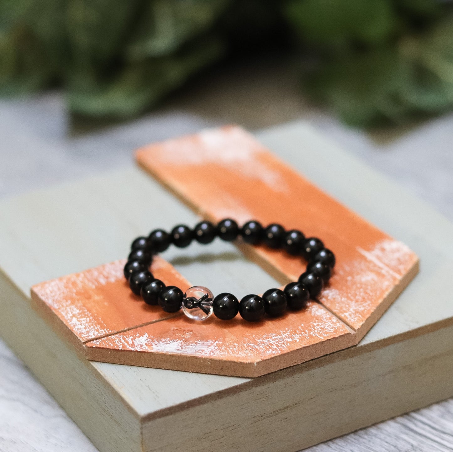 Black Ribbon Bracelet