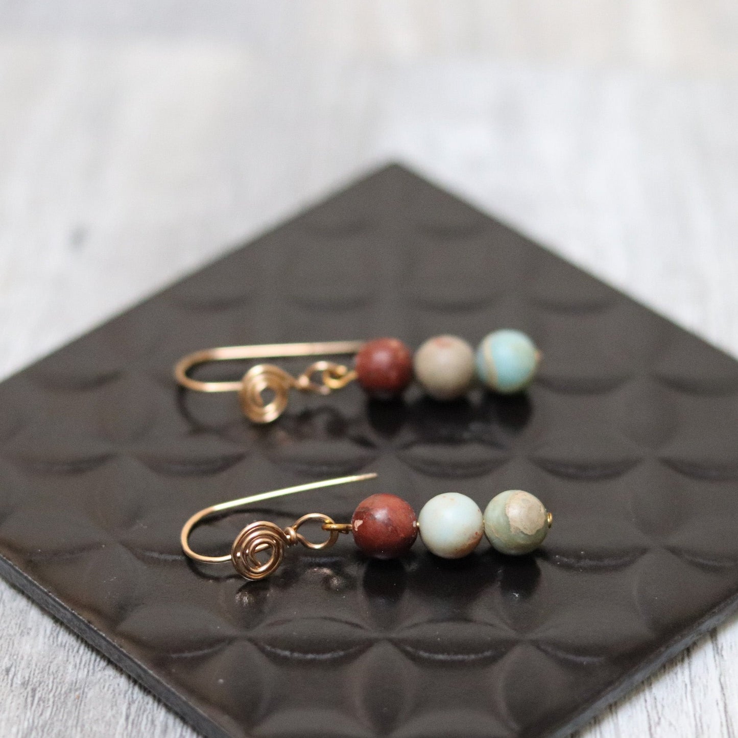 Aqua Terra Jasper Earrings