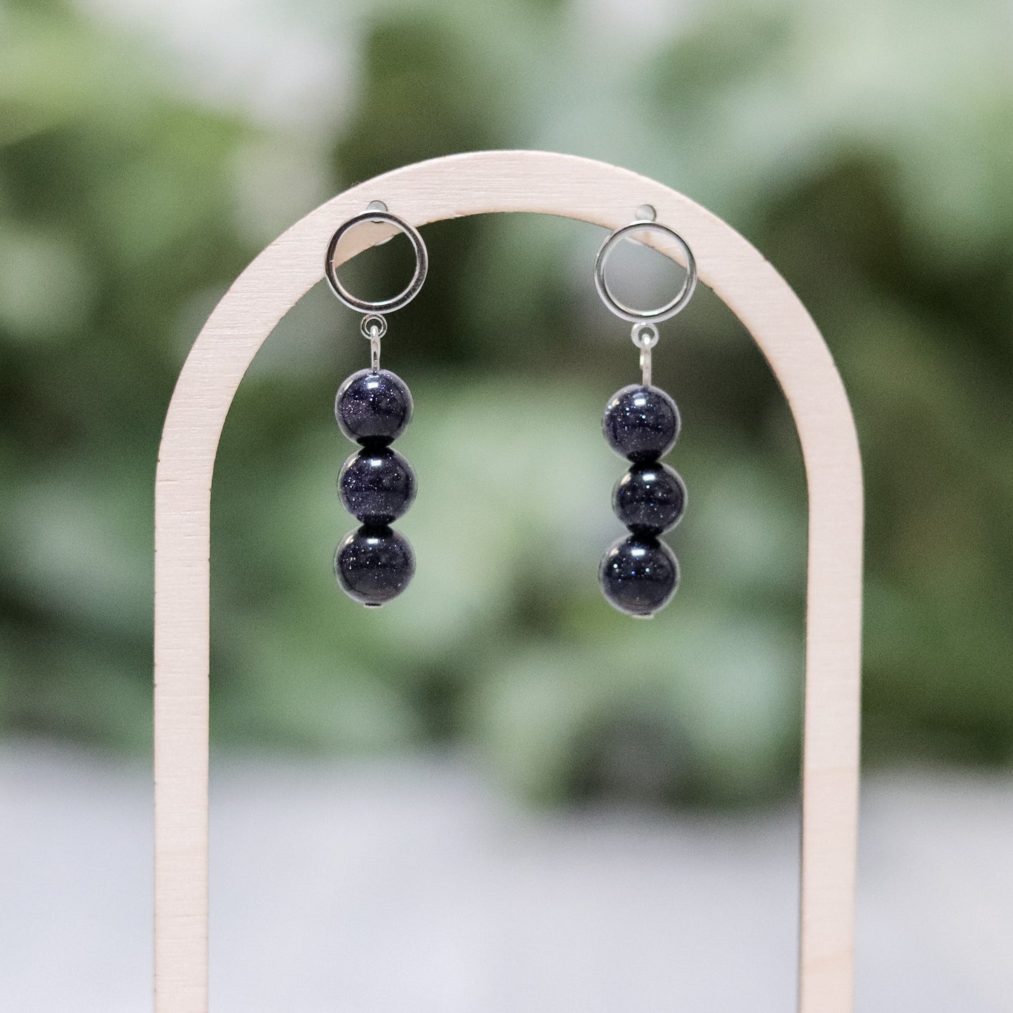 Blue Sandstone Earrings