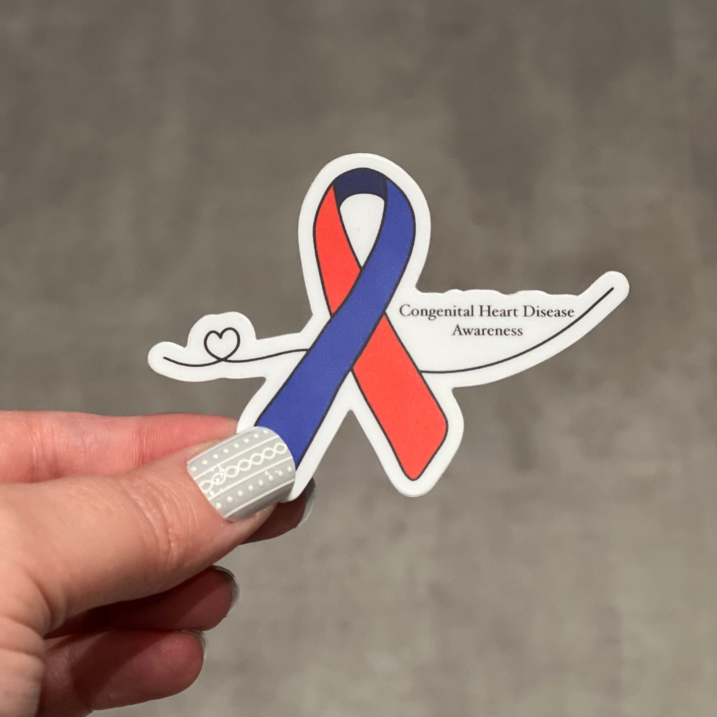 Congenital Heart Defect (CHD) Awareness Sticker