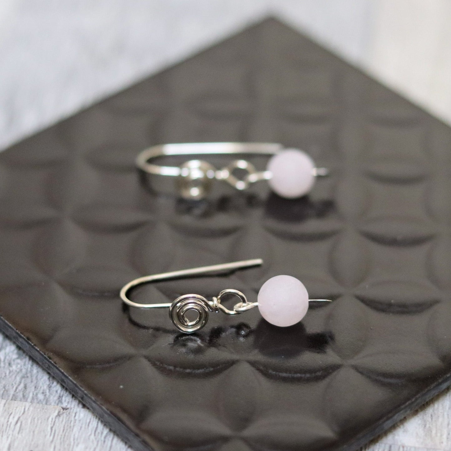 Rose Quartz Earrings
