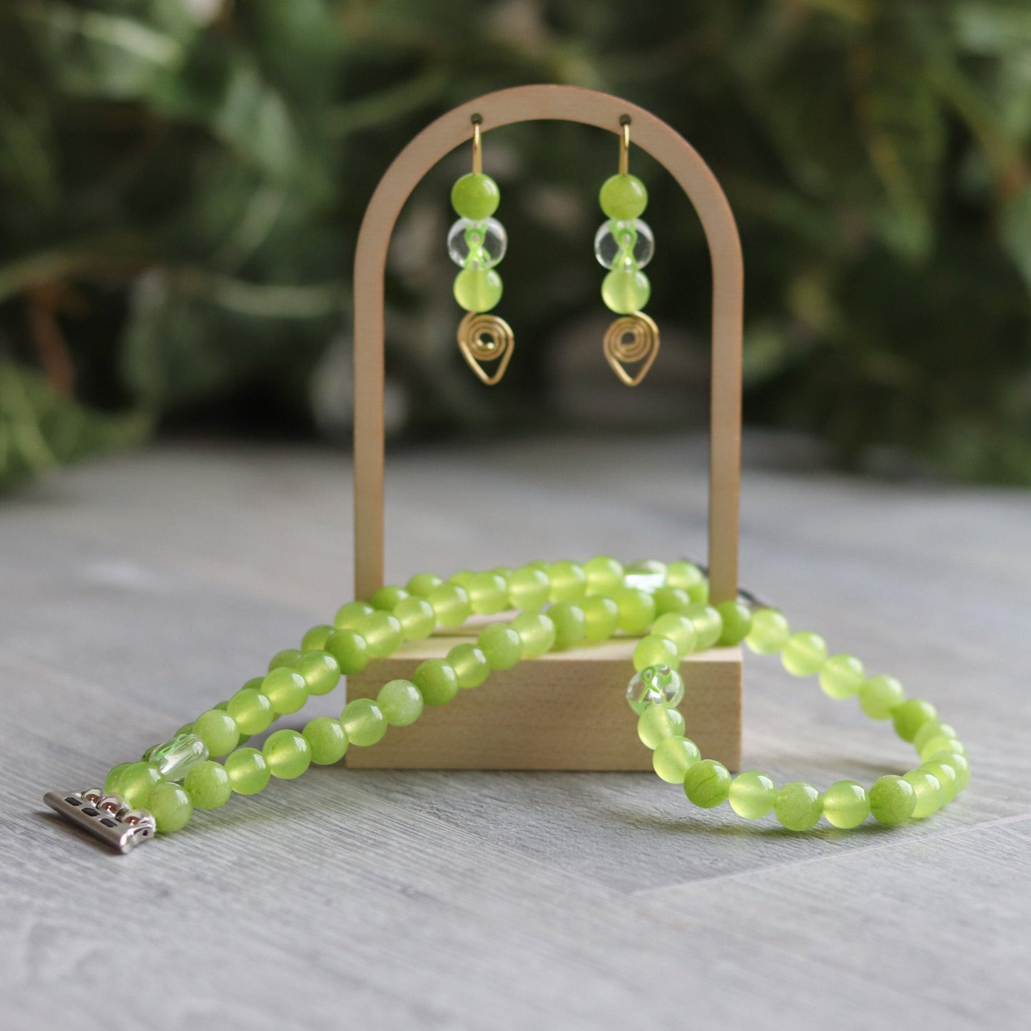 Lime Green Ribbon Watchband