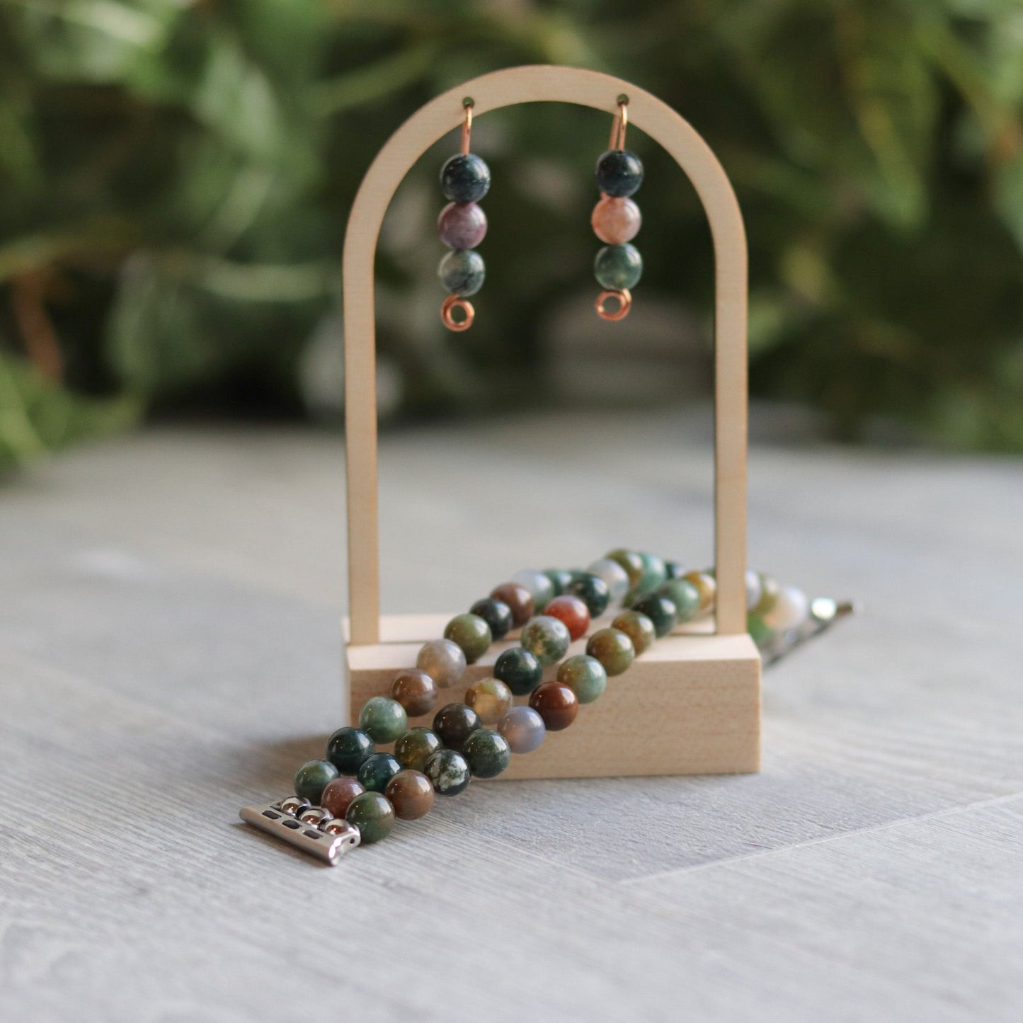 Indian Agate Watchband