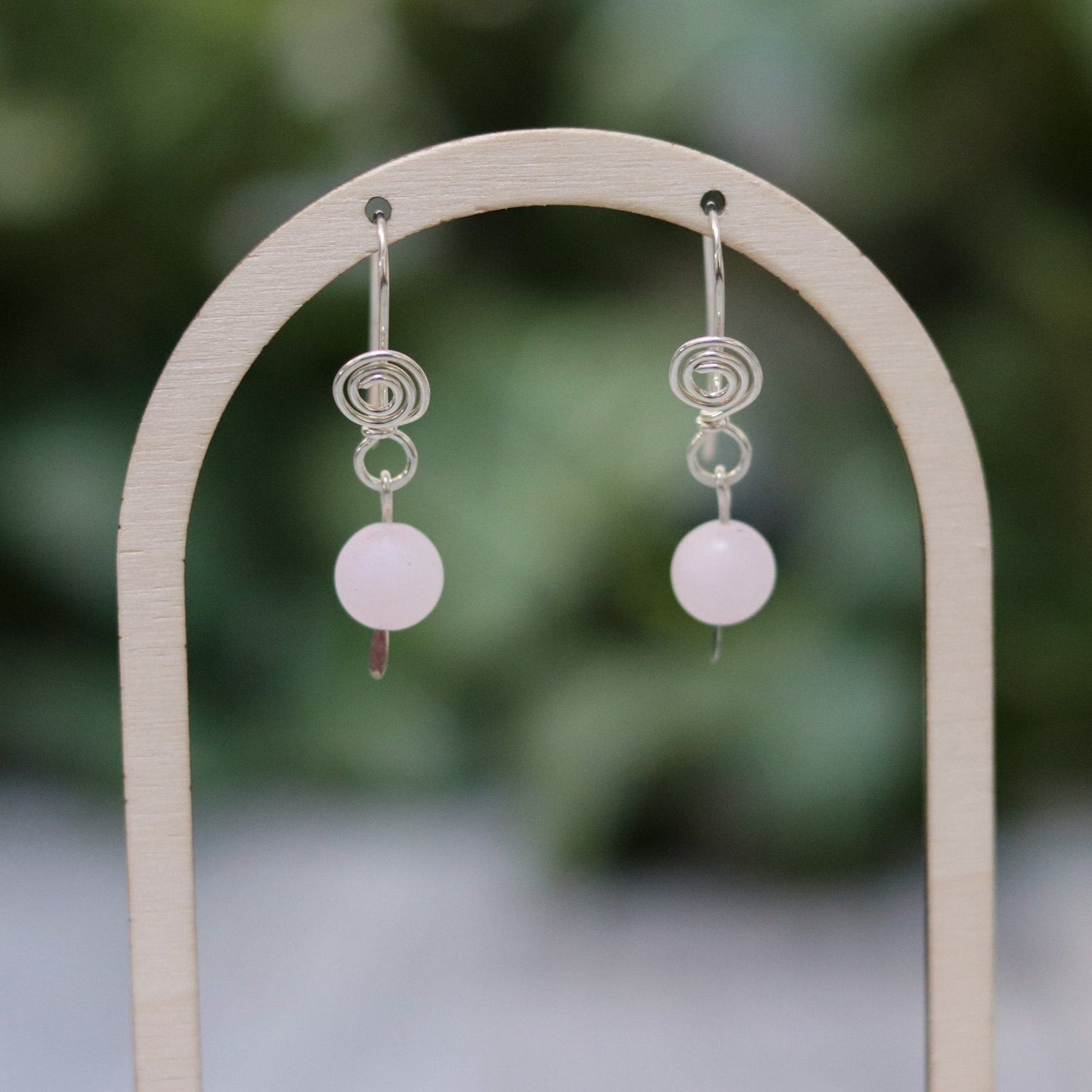 Rose Quartz Earrings