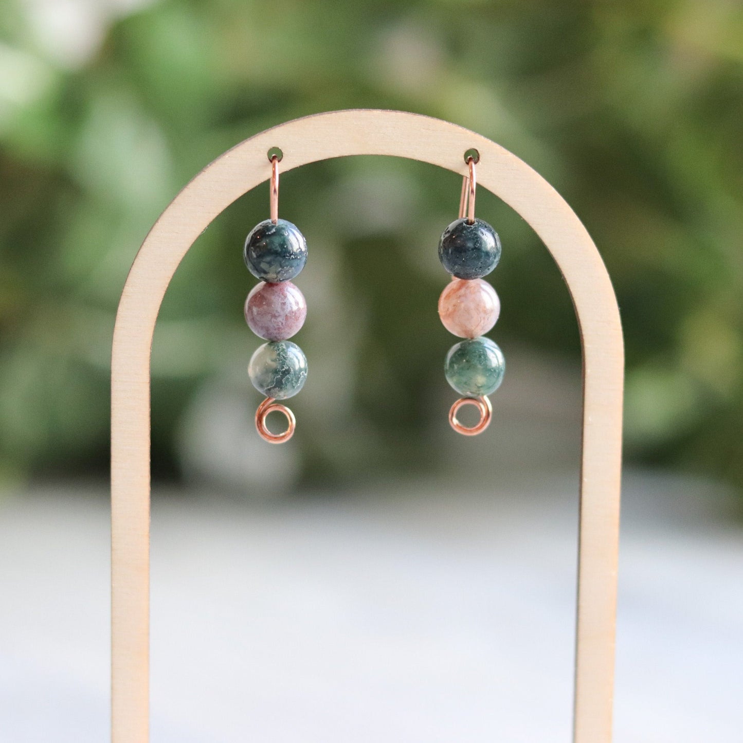 Indian Agate Earrings