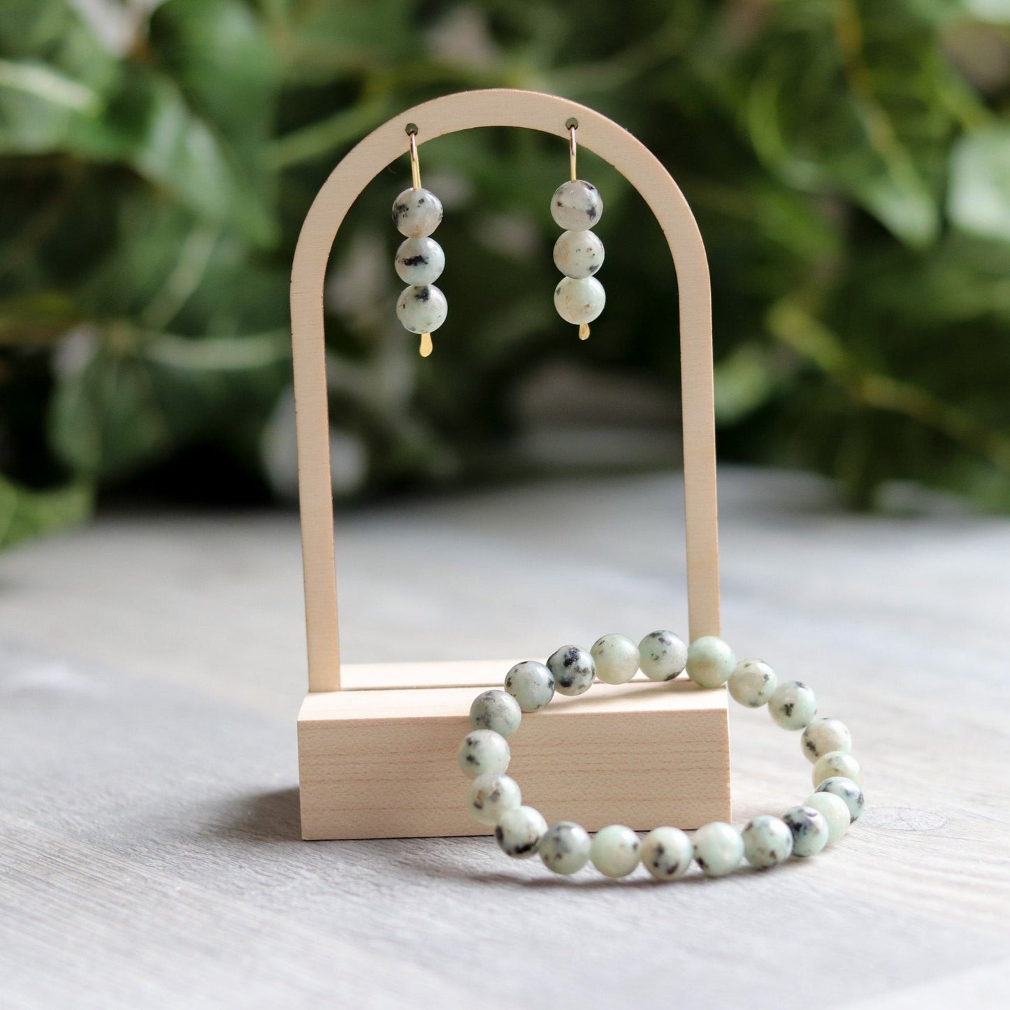 Kiwi Jasper Earrings