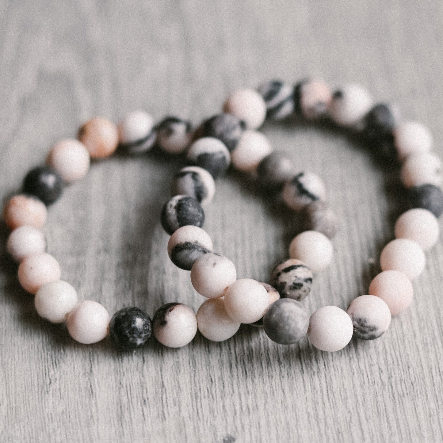 Pink Zebra Jasper Watchband