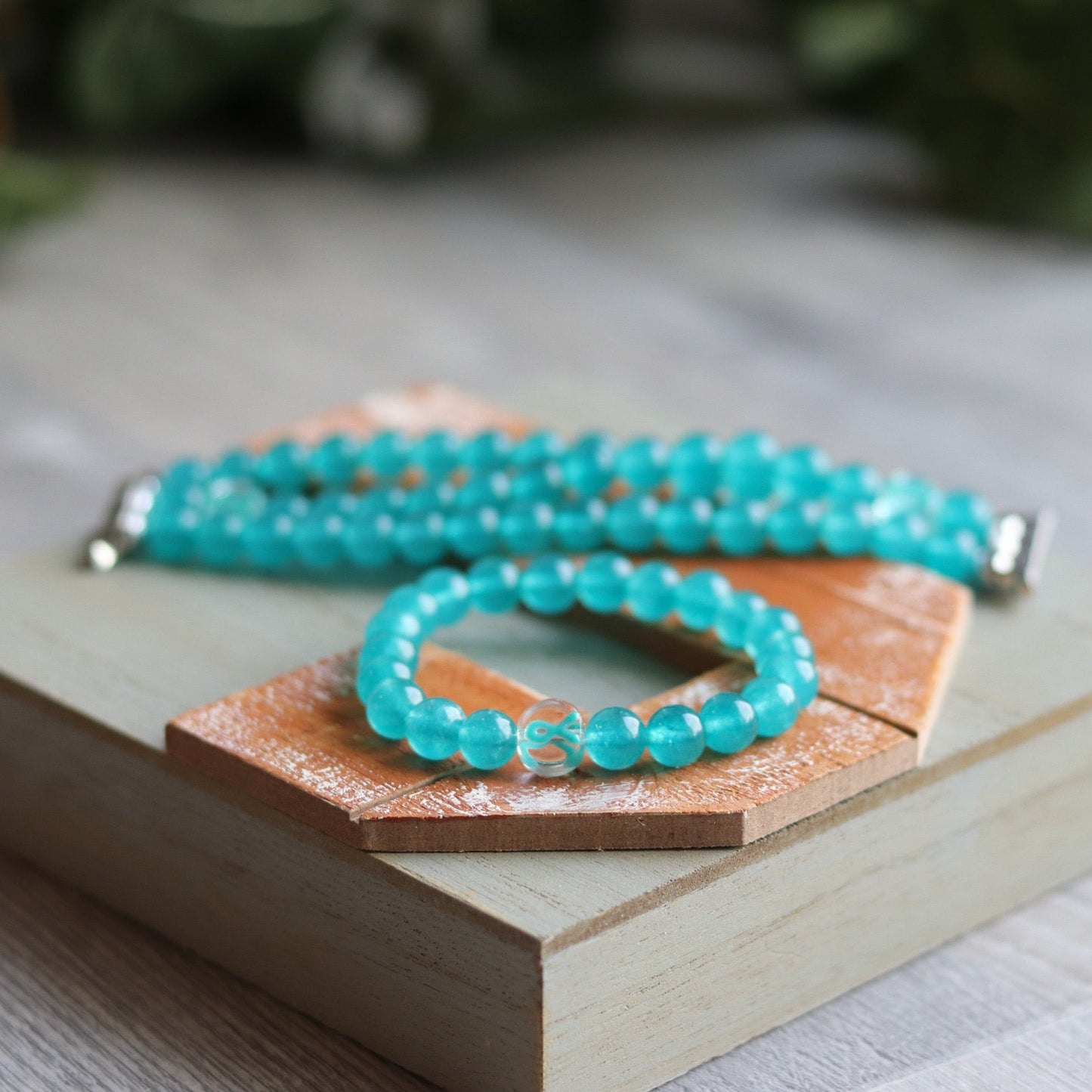 Teal Ribbon Watchband