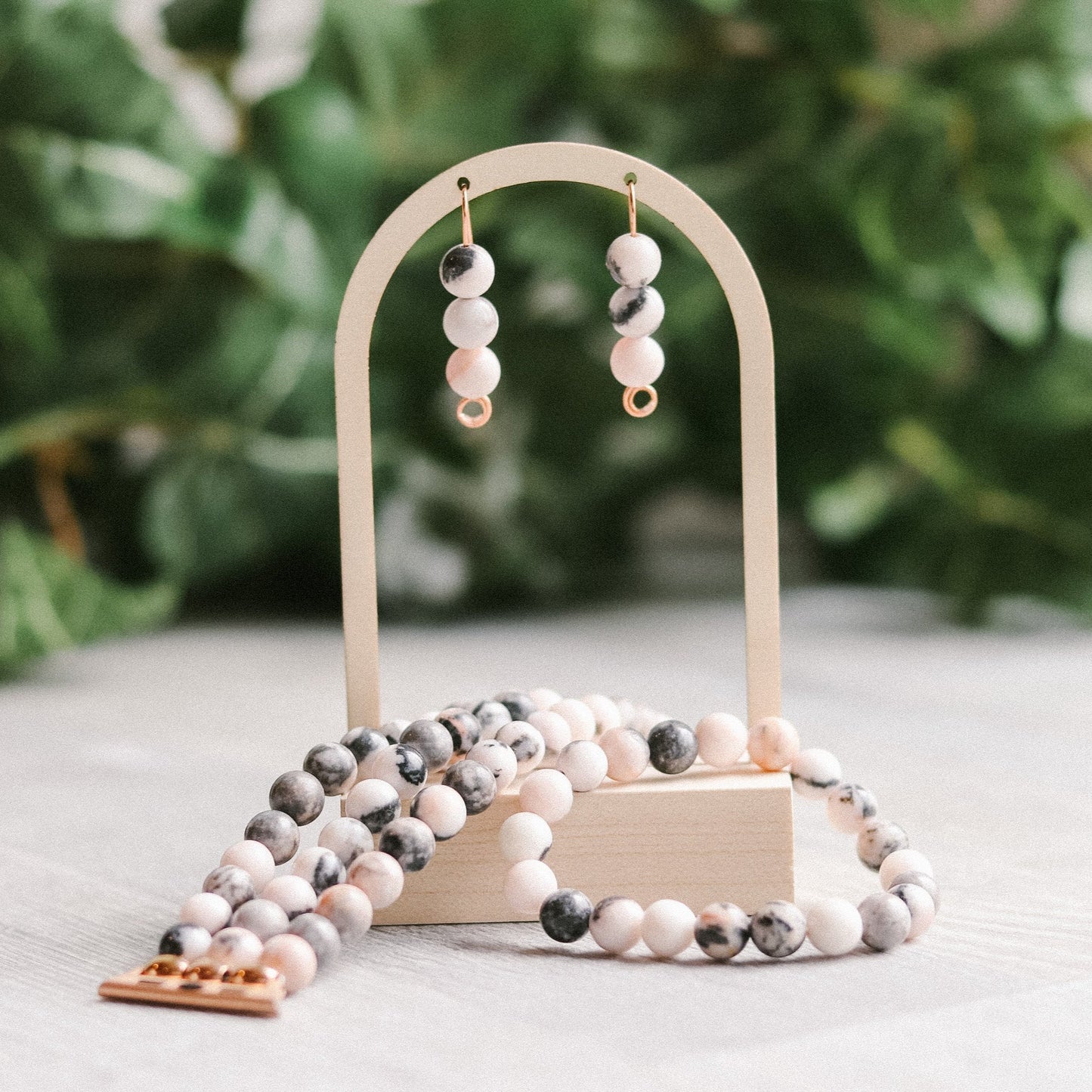 Pink Zebra Jasper Bracelet