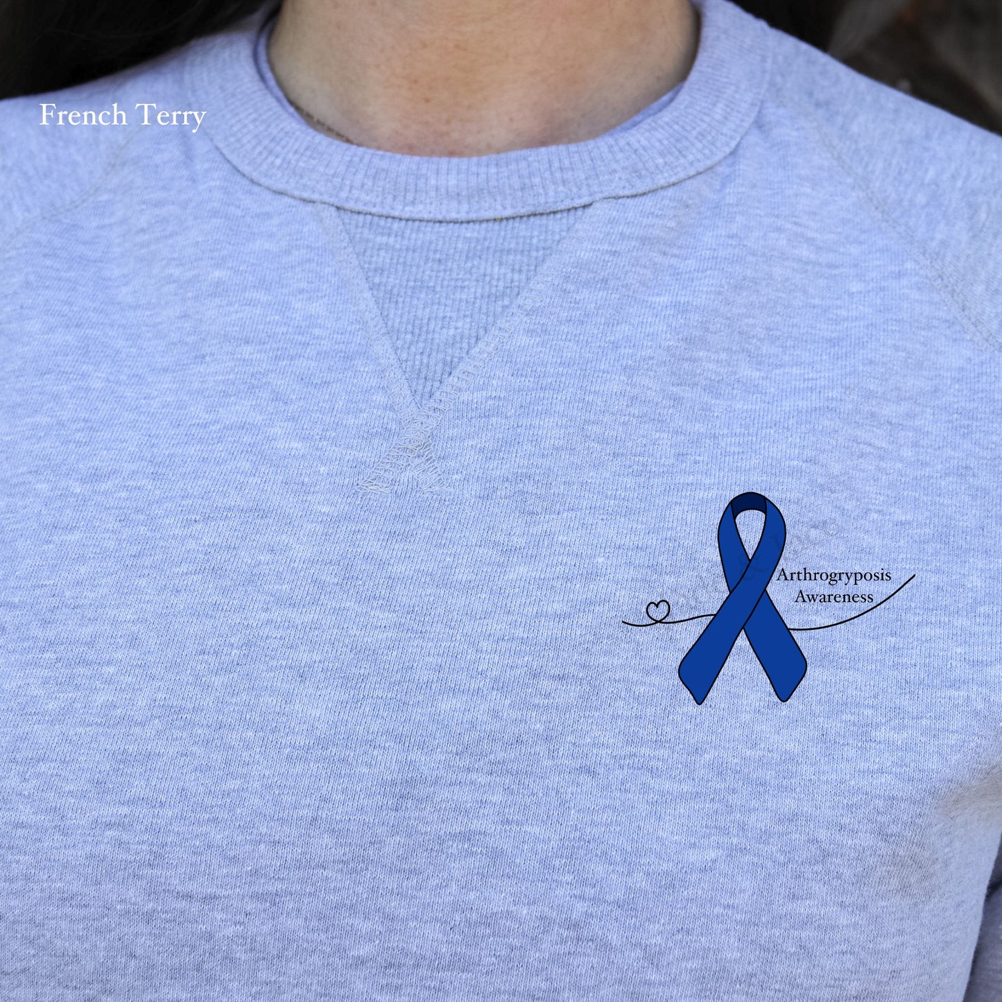 Arthrogryposis Awareness Crewneck Sweatshirt