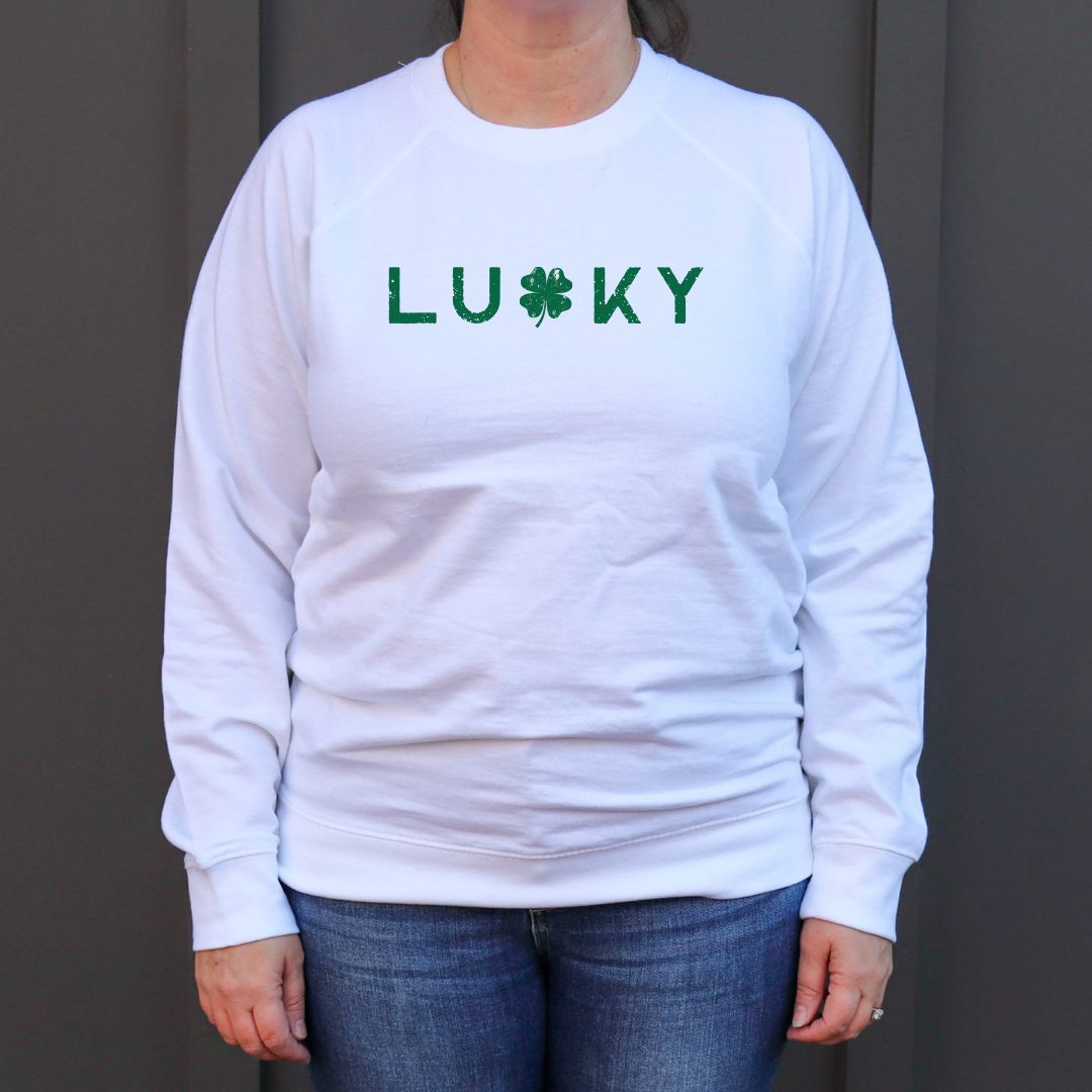 Lucky Clover Crewneck Sweatshirt