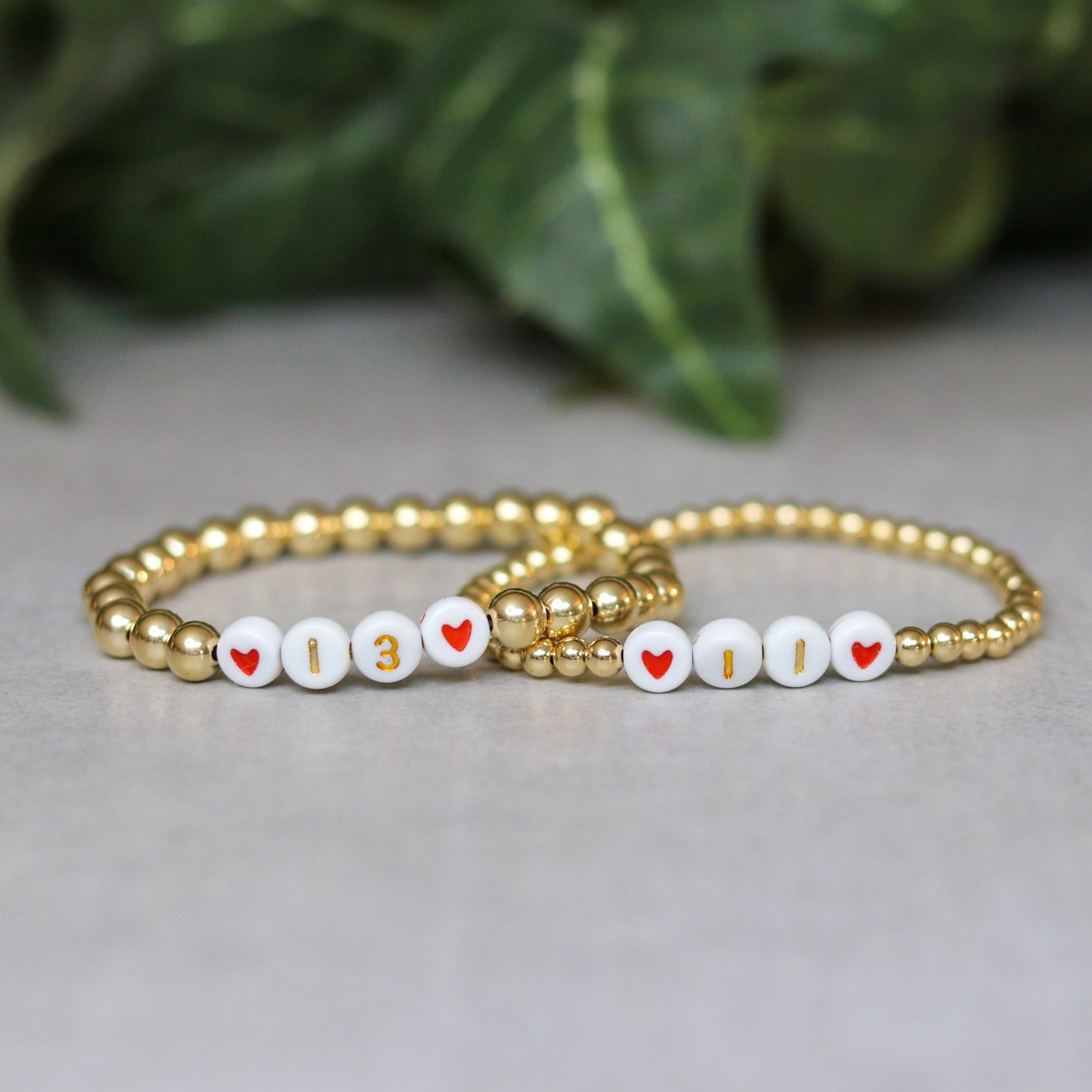 Numbers Game Day Dainty Bracelet