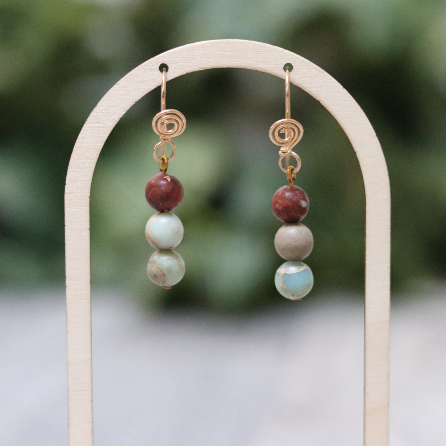 Aqua Terra Jasper Earrings